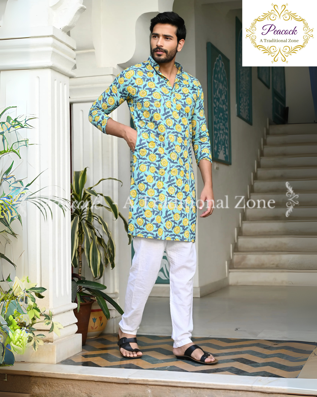 Men's Long Kurta & Pajama